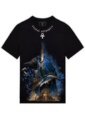 FesFas Anubis-print T-shirt | Black | Men