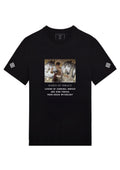 FesFas mares-print T-shirt | Black