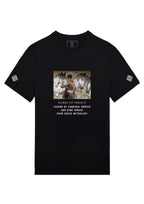 FesFas mares-print T-shirt | Black