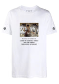 FesFas mares-print T-shirt | White