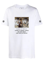 FesFas mares-print T-shirt | White