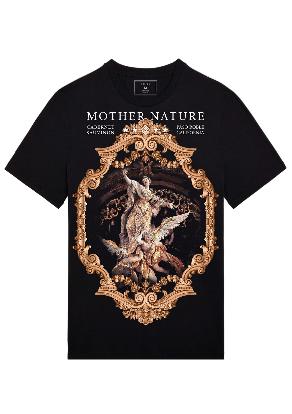 FesFas mother nature-print T-shirt | Black | Men