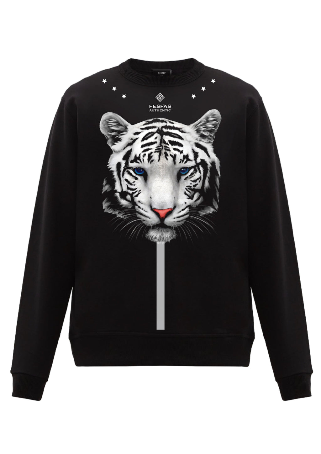 FesFas Tiger-print Sweatshirt | Black | Men