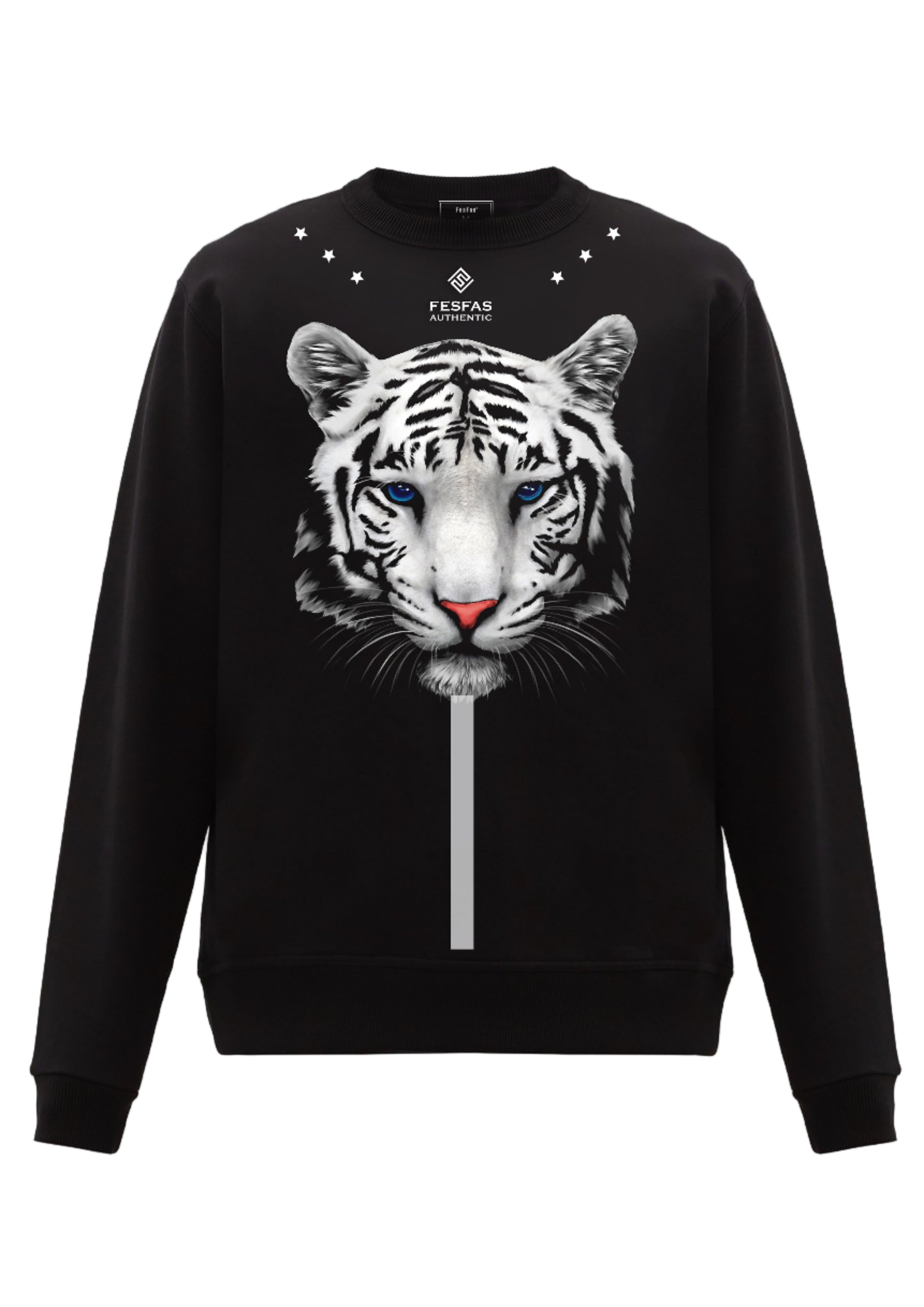 FesFas Tiger-print Sweatshirt | Black | Men