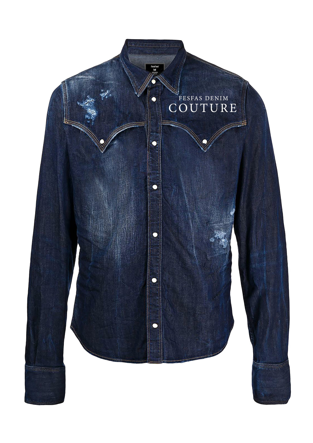 FesFas smoke-effect denim | Navy blue | Men