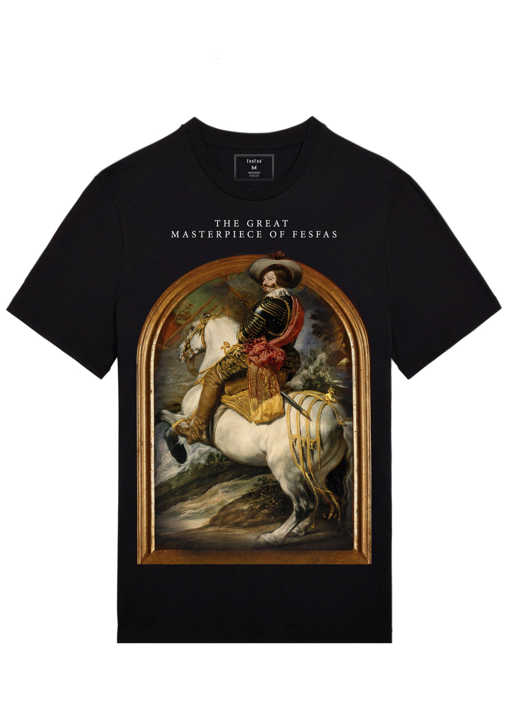 FesFas commander-print T-shirt | Black | Men