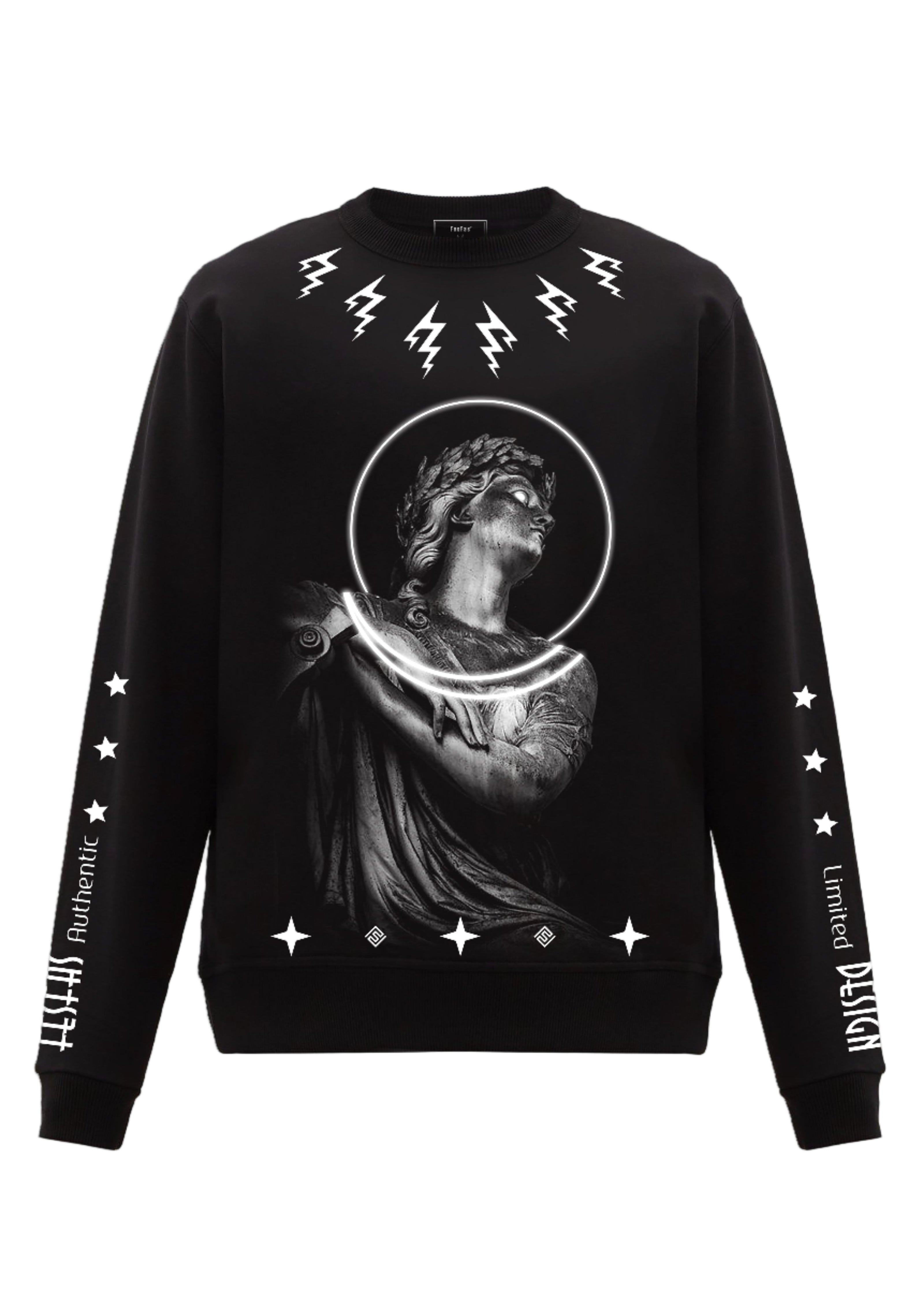 FesFas God-print Sweatshirt | Black