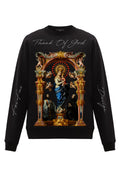 FesFas God-print Sweatshirt | Black