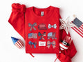 Trump 2025 Coquette Bow Sweatshirt, Red Cap Shirt, Funny Trump, Republican, Trump MAGA Hoodie, Valentine Day Gift, Trump...