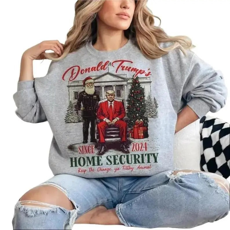 Trump Christmas - Humorous Trump Christmas T-Shirt ,Trumpxmas , Trump  Crewneck Sweatshirt and T-shirt, For Her, For Him...