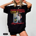 Trump McDonalds Shirt, MAGA Donald's, Make America Lovin It Again, Funny Trump, Trump French Fries, Ronald McDonald,...