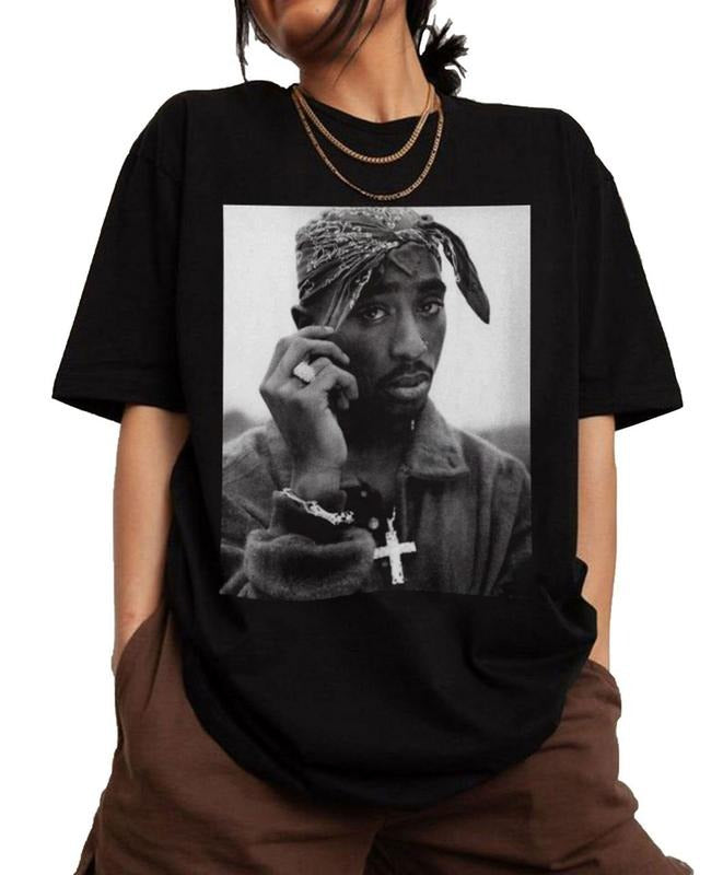 Tupac Photo Shirt, 2Pac 90s Shirt, Vintage Tupac Shakur Shirt, 2Pac Shakur Shirt, Vintage 90s Bootleg Tupac Shirt, 90s...