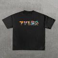 Tyler Short Sleeve T-Shirt,Tyler the creator printed t-shirt, Cotton Casual Crew Neck Black Menswear Tshirt Crewneck,...