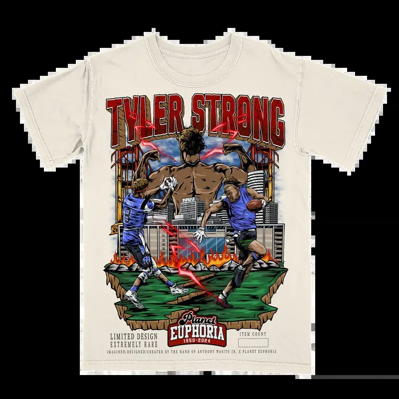 Tyler Strong Tee for Men - Soft and Comfortable Shirt - Menswear - Graphic T-Shirt Hoodie, Sweatshirt | GrindPrints.com