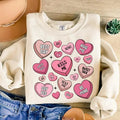 Valentines Candy Hearts Graphic Top T-Shirts, Hoodie, Sweatshirt | GrindPrints.com