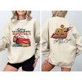 Vintage Lightning Mcqueen Sweatshirt, Cars Sweatshirt Best Price T-Shirts, Hoodie | GrindPrints.com