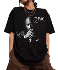 Vintage Tupac Shakur Smoke Shirt, 2Pac 90s Shirt, 2Pac Shirts, Vintage 90s Bootleg Tupac Shirt, 90s Merch, Hip Hop 90s...