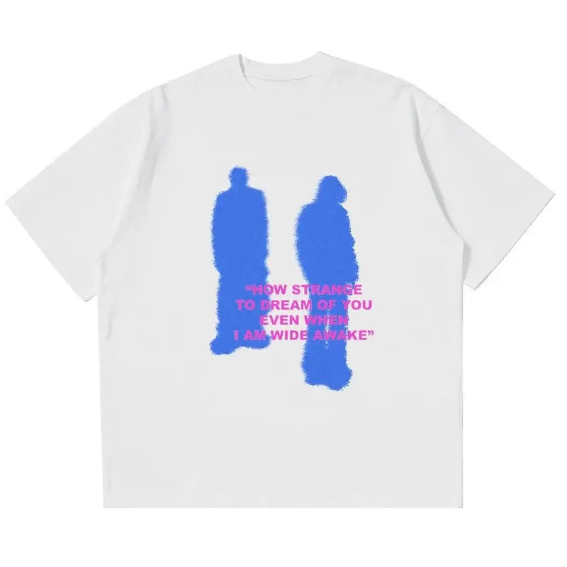 Y2K Discussions Vintage Graphic T-Shirt Crew Neck Size S- 3XL Cotton Casual Short Sleeve T-Shirt with Printed Design