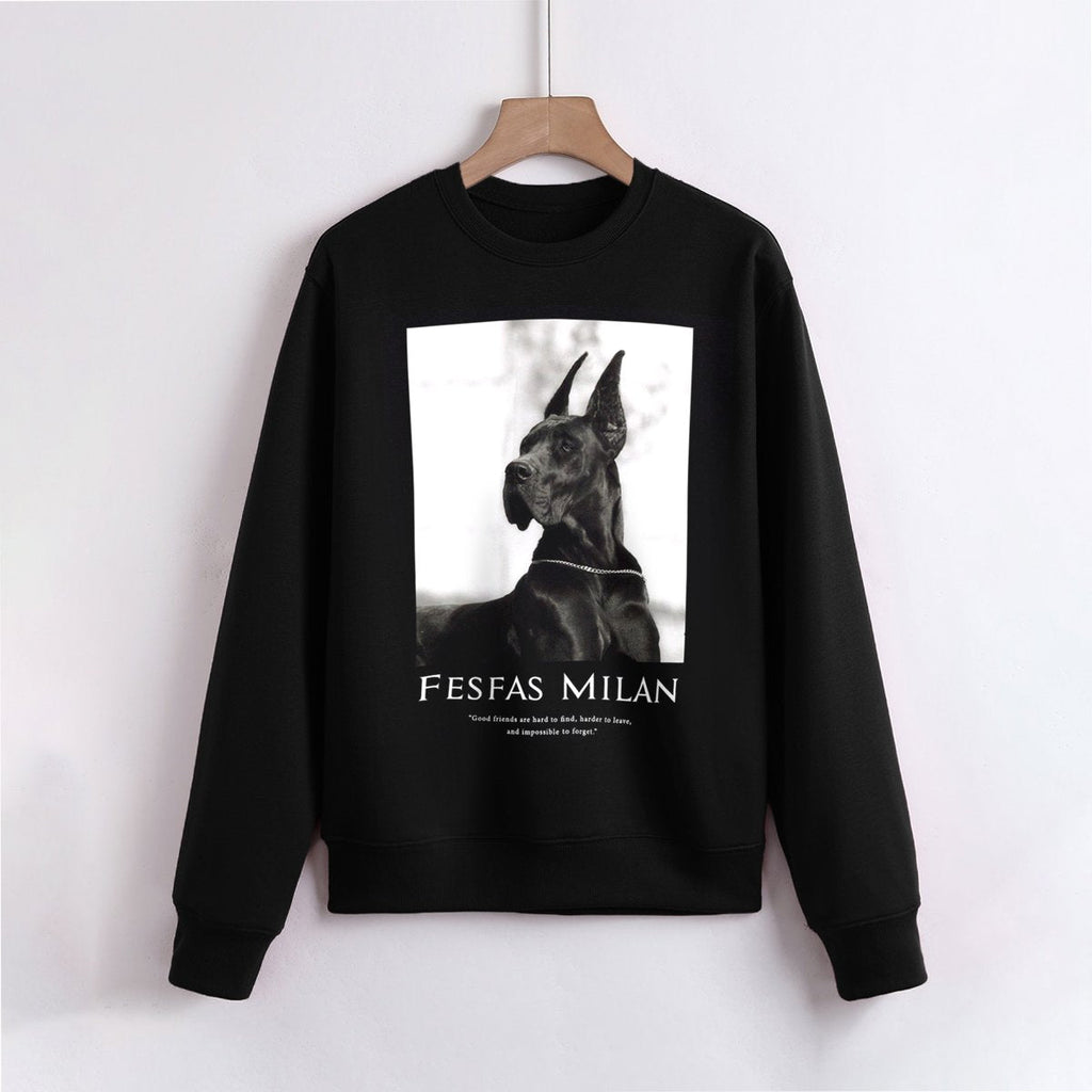 FesFas Dog-print Sweatshirt | Black