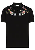 FesFas Floral-print Polo Shirt | Men | Black
