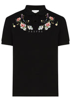 FesFas Floral-print Polo Shirt | Black