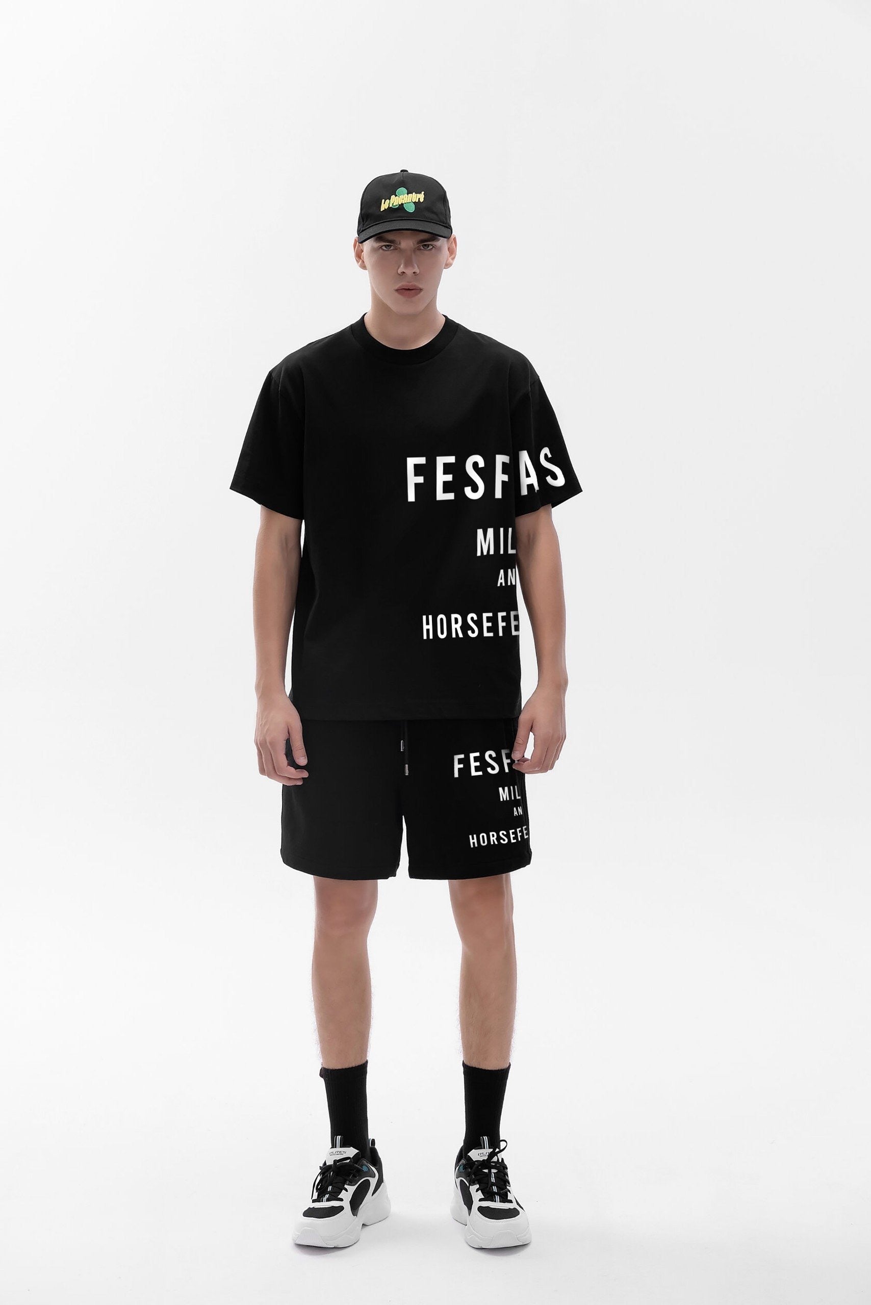 FesFas Drawstring Shorts | Black