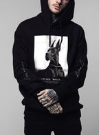 FesFas Cool dog-print Hoodie | Black