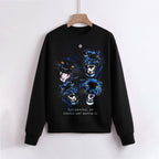 FesFas Panthers-print Sweatshirt | Black