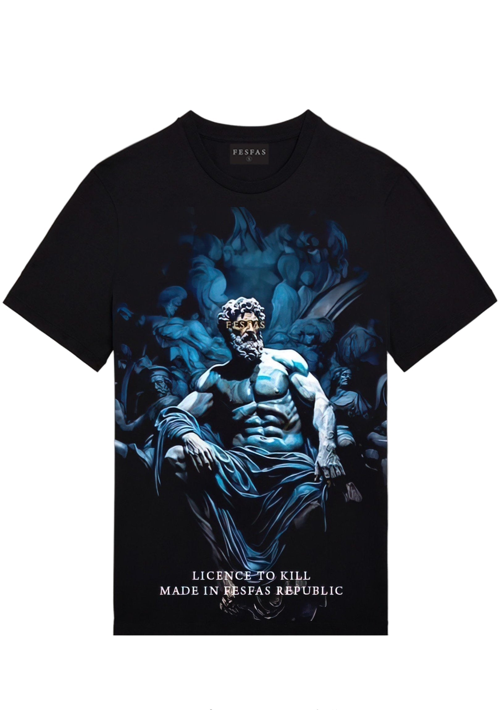 FesFas lord-print T-shirt | Black | Men