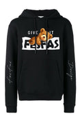 FesFas teddy bear-print Hoodie | Black