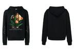 FesFas teddy bear high-print Hoodie | Black