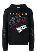 FesFas Sport shoes-print Hoodie | Black