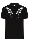 FesFas Floral-print Polo Shirt | Men | Black