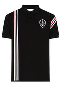 FesFas Striped-print Polo Shirt | Men | Black