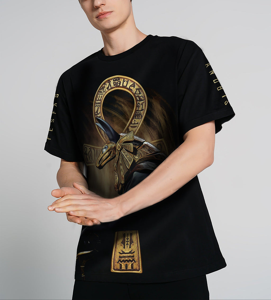 FesFas Anubis-print T-shirt | Black