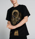 FesFas Anubis-print T-shirt | Black