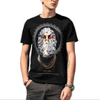 FesFas floral mask-print T-shirt | Black | Men