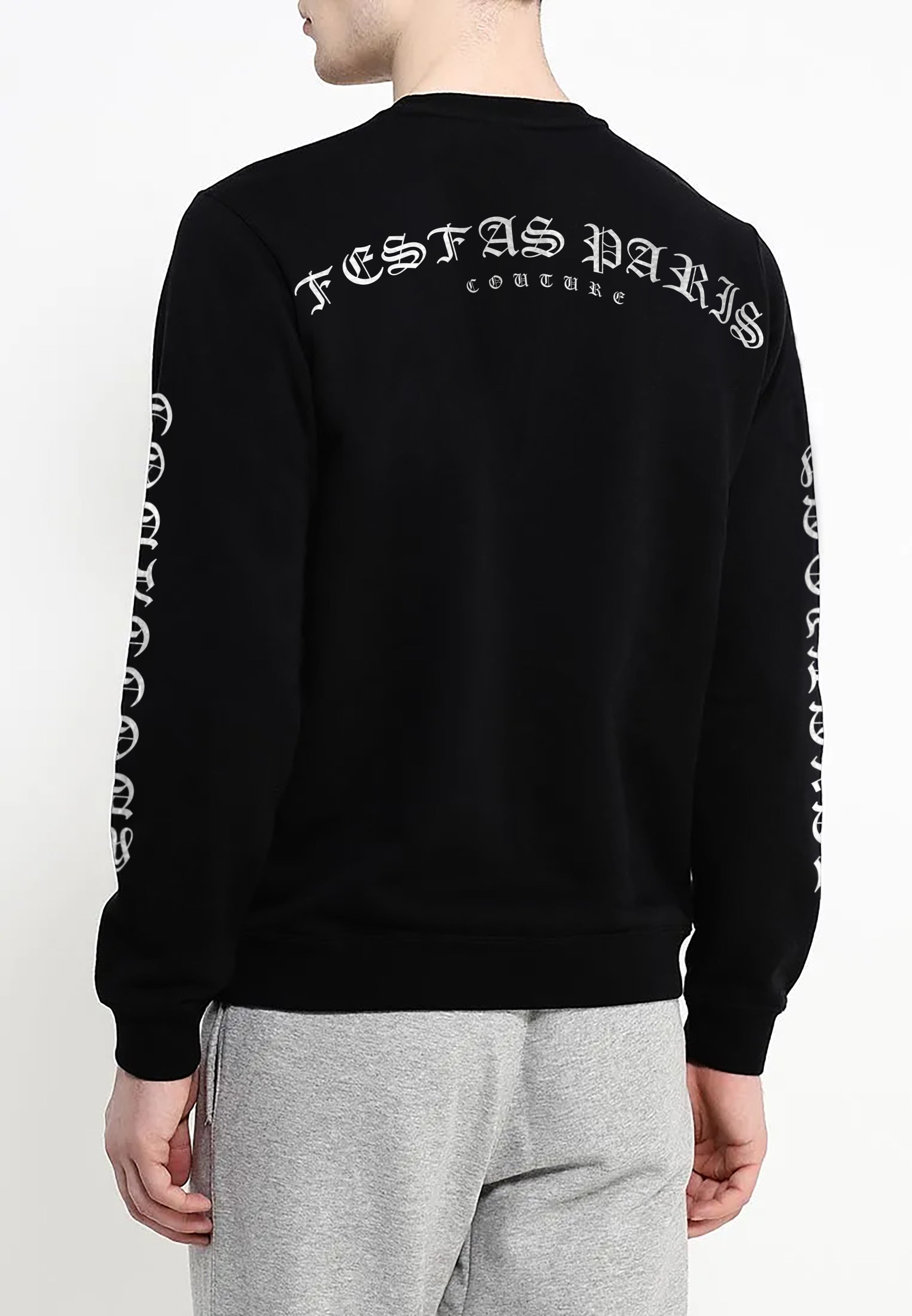 FesFas Graphic-print Sweatshirt | Black