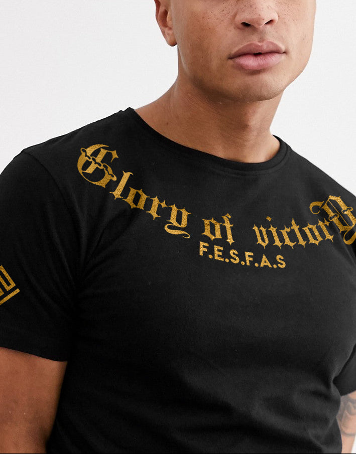 FesFas sculpture-print T-shirt | Black