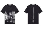 FesFas angel-print T-shirt | Black
