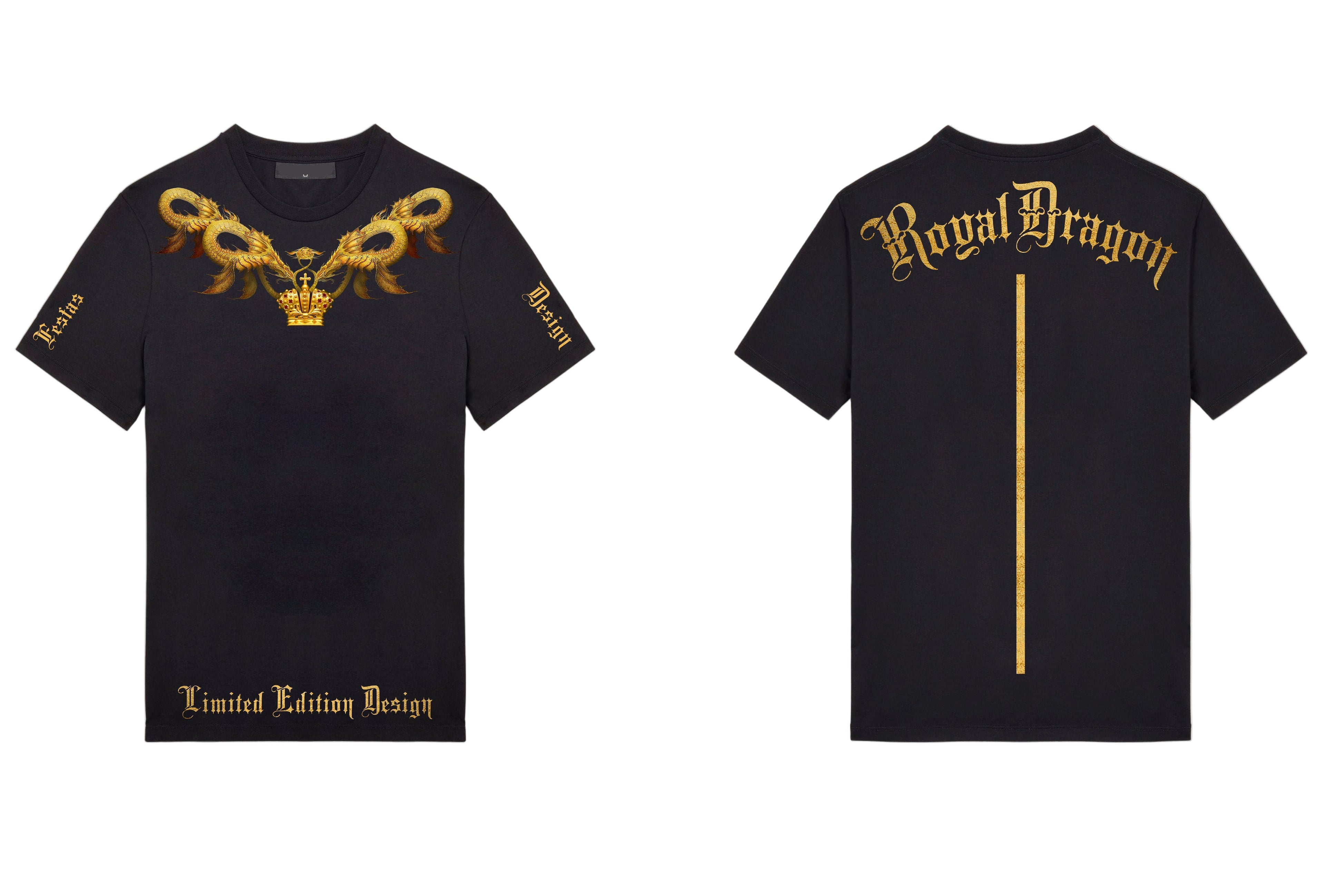 FesFas dragon-print T-shirt | Black