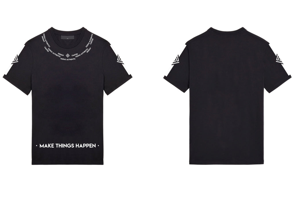 FesFas graphic-print T-shirt | Black