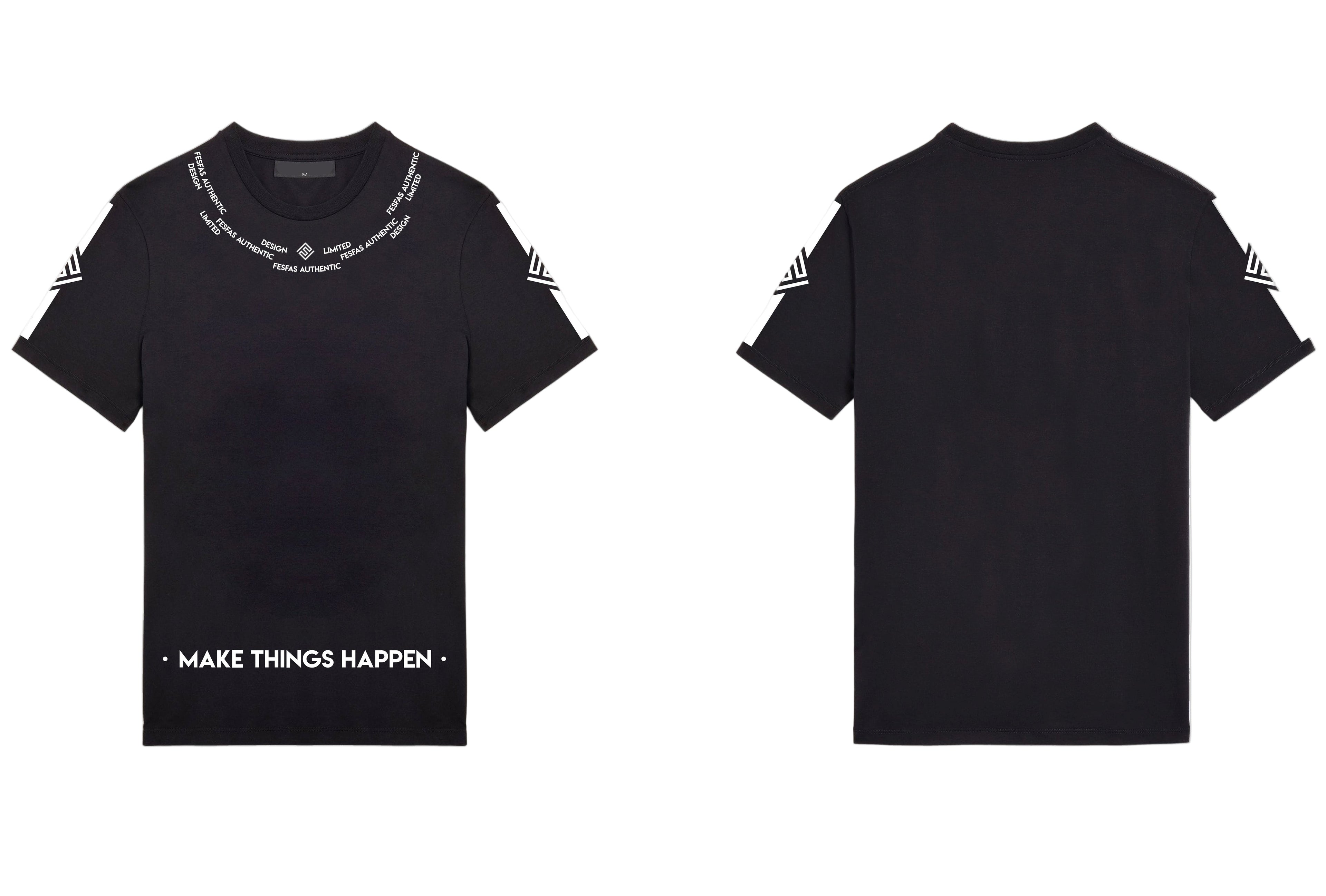 FesFas graphic-print T-shirt | Black