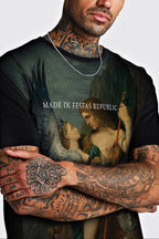FesFas revival-print T-shirt | Black | Men