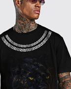 FesFas black panther-print T-shirt | Black | Men