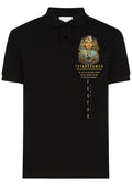 FesFas King Tut-print Polo Shirt | Black