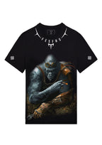 FesFas kingkong-print T-shirt | Black