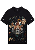 FesFas tiger-print T-shirt | Black