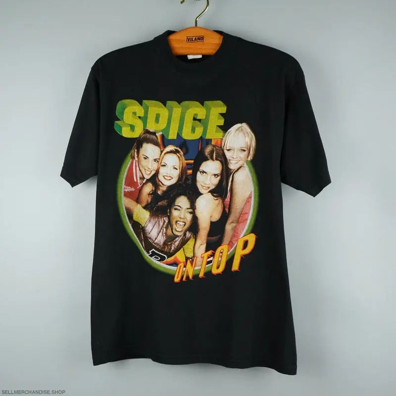 vintage 1998 Spice Girls t shirt, Style Clothing Gift For Men Women Unisex T Classic Womenswear Hoodie, Sweatshirt
