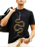 FesFas Snake-print T-shirt | Black | Men
